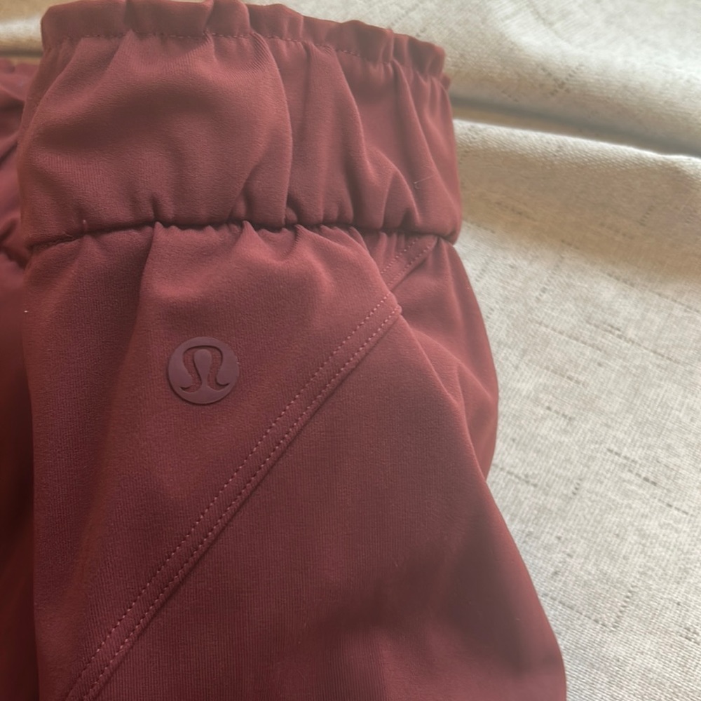 Lululemon Dark Red Keep Moving Crop Pant Size 6
